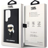 Karl Lagerfeld 3D Rubber Ikonik Case for Samsung Galaxy S24 Ultra - Black