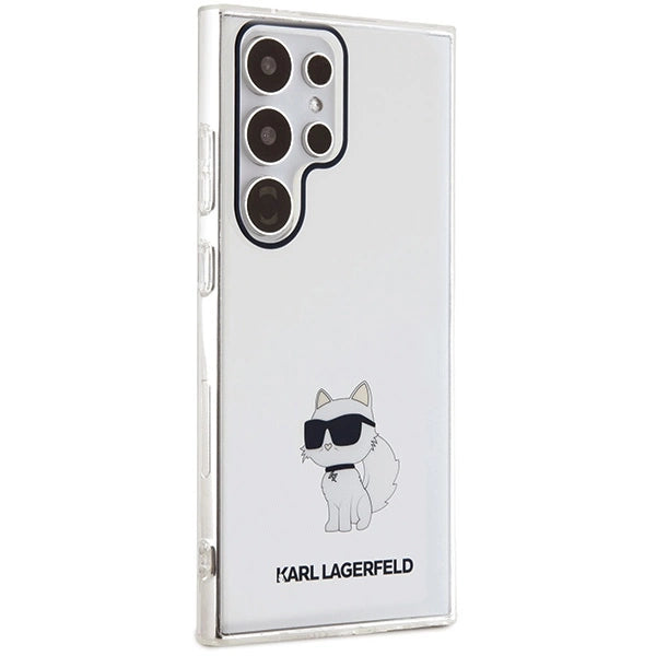 Karl Lagerfeld IML Choupette case for Samsung Galaxy S24 Ultra - transparent