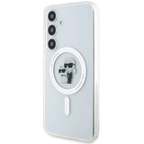 Karl Lagerfeld IML Karl&Choupette MagSafe case for Samsung Galaxy S24 - transparent
