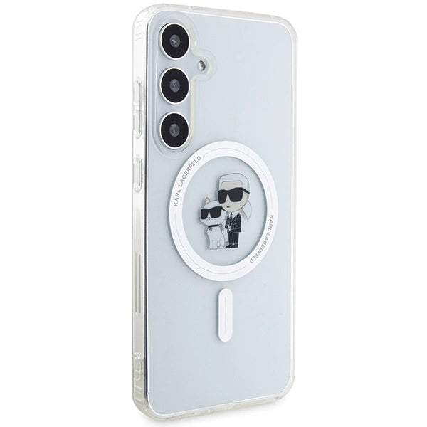 Karl Lagerfeld IML Karl&Choupette MagSafe case for Samsung Galaxy S24 - transparent