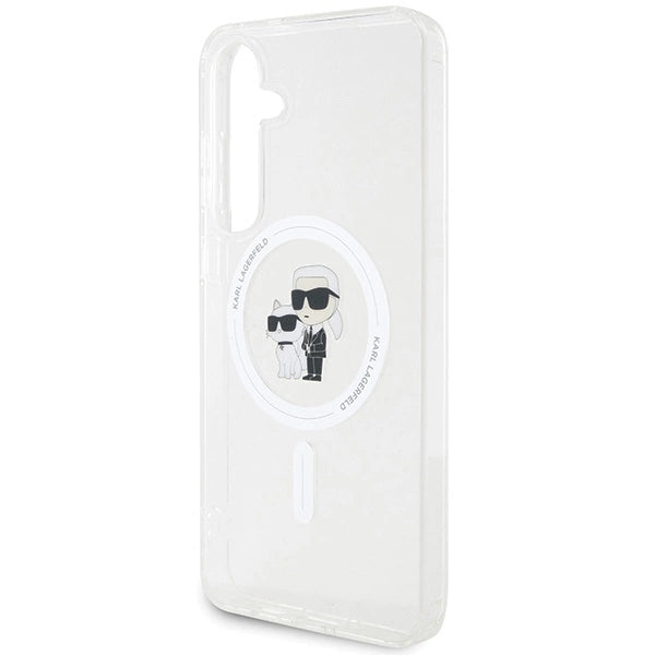 Karl Lagerfeld IML Karl&Choupette MagSafe case for Samsung Galaxy S24 - transparent
