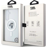 Karl Lagerfeld IML Karl&Choupette MagSafe case for Samsung Galaxy S24 - transparent