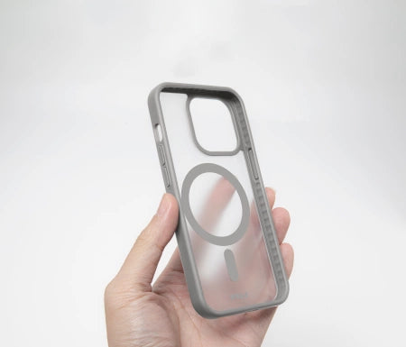 LAUT Huex Protect case with MagSafe for iPhone 15 Pro - gray