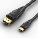 Vention CGYBH videokabel adapter 2 m USB Type-C DisplayPort Sort