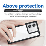 Outer Space Case med gel ramme til Xiaomi Redmi Note 13 5G - sort