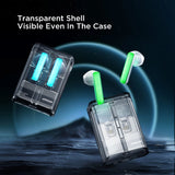 TWS Joyroom JR-TC1 IceLens Series trådløse hovedtelefoner med LED-lys - hvid