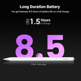 Ugreen LP653 stylus med trådløs opladning til iPad tabletter - hvid