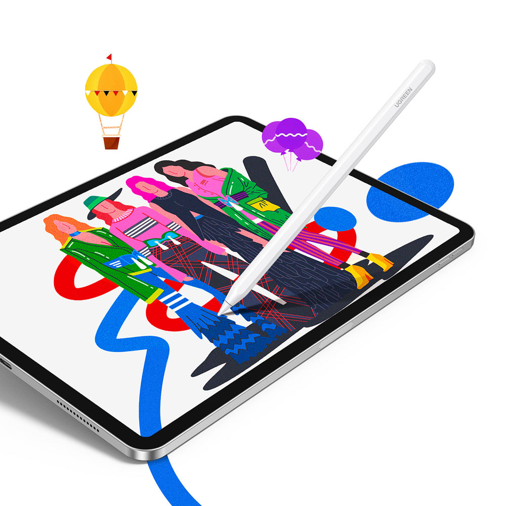 Ugreen LP653 stylus med trådløs opladning til iPad tabletter - hvid