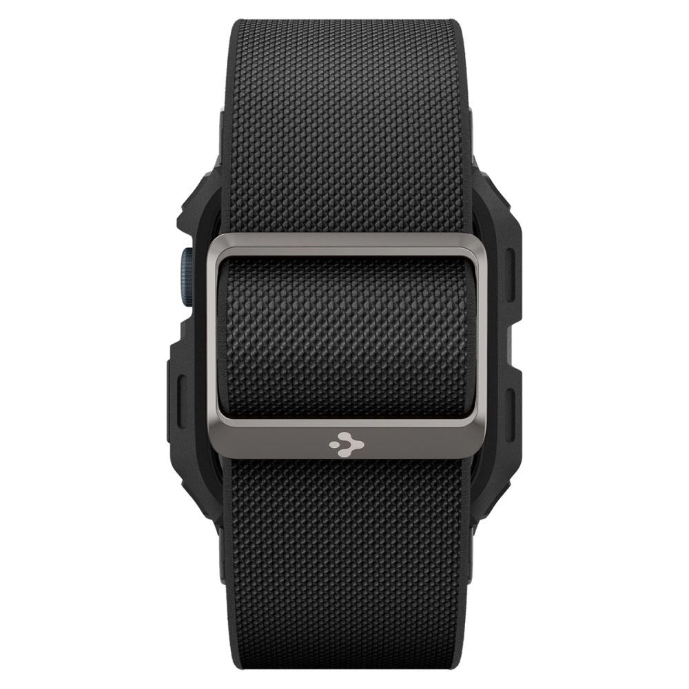 Spigen Lite Fit Pro Case with Strap for Apple Watch 4 / 5 / 6 / 7 / 8 / 9 / SE (44 / 45 mm) - Matte Black