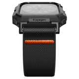 Spigen Lite Fit Pro Case with Strap for Apple Watch 4 / 5 / 6 / 7 / 8 / 9 / SE (44 / 45 mm) - Matte Black