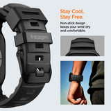 Spigen Wbs2 Remmen Til Apple Watch 8 / 9 / 10 / 11 / 12 / Se / Ultra (44 / 45 / 46 / 49 Mm) Sort