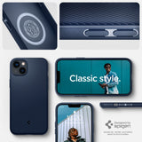 Spigen Mag Armor Magsafe Iphone 14 Plus / 15 Plus Navy Blue