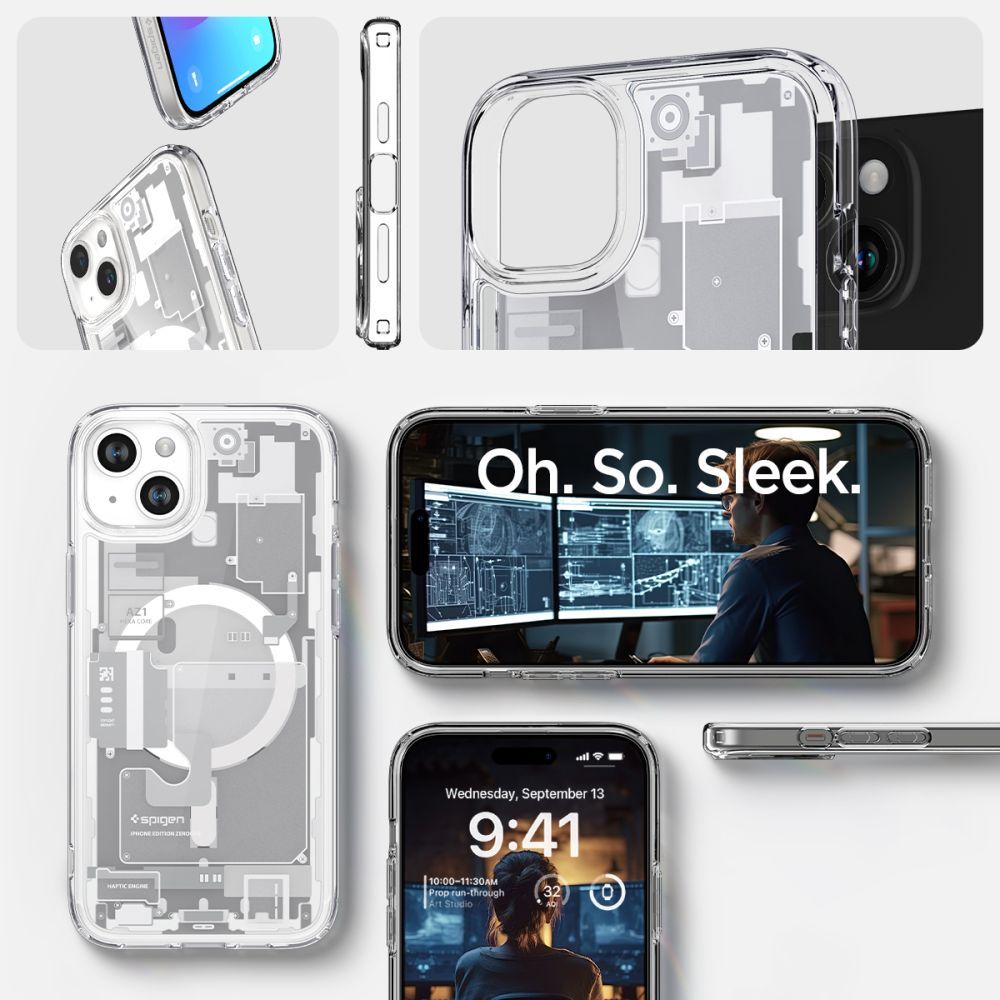 Spigen Ultra Hybrid Magsafe Iphone 15 Plus Zero One Hvid