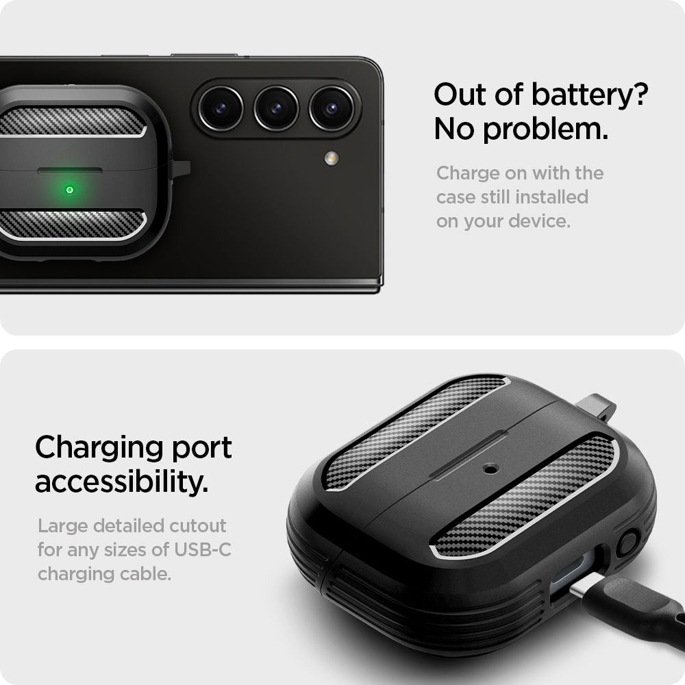 Spigen Rugged Armor Samsung Galaxy Buds 3 / 3 Fe / 3 Pro Matsort