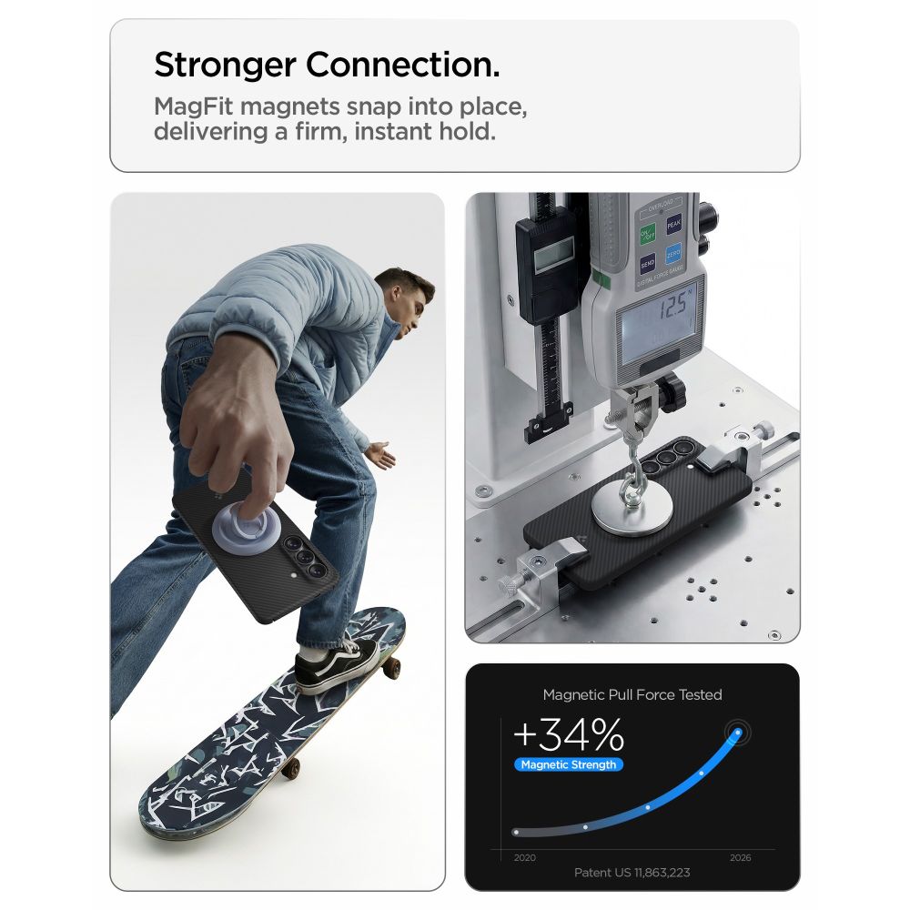Spigen Airskin Aramid Mag Magsafe Galaxy S26 Sort