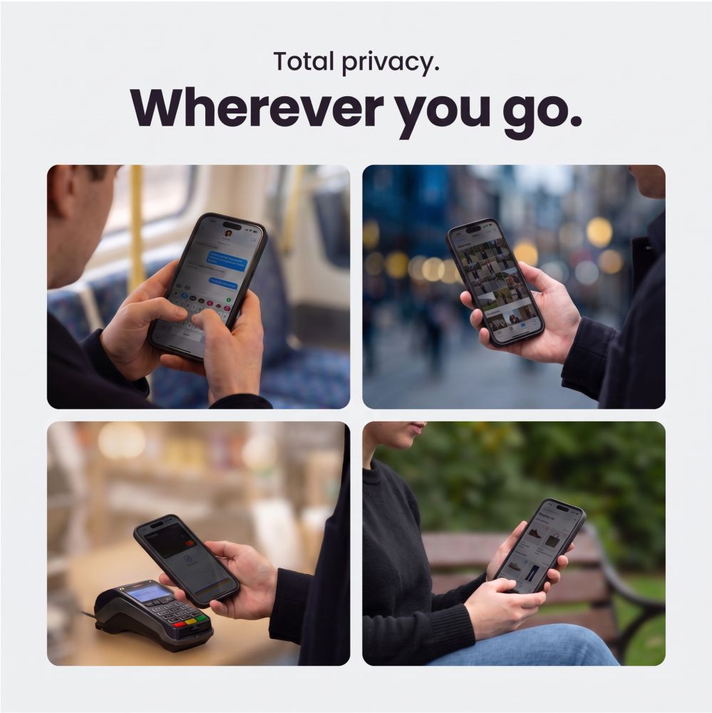 Privacyglas Tech Protect Quick Set Spy+ 2 Pack Iphone 18 Pro Privacy
