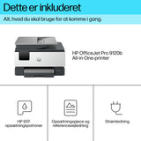 HP OfficeJet Pro 9120b Trådløst All-in-One Farve Printer, Tosidet print; Kopimaskine, scanner