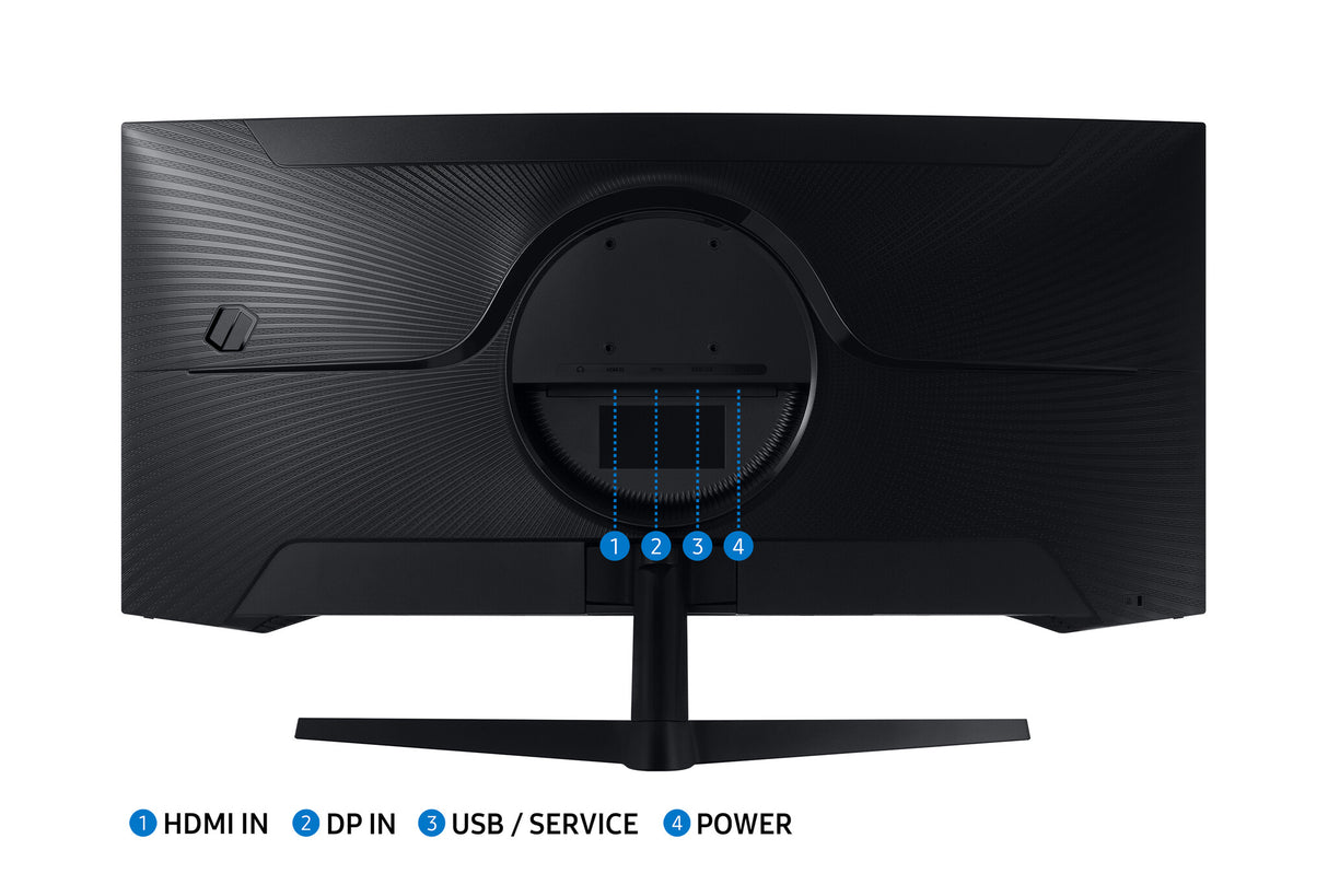 Samsung G55T computerskærm 86,4 cm (34") 3440 x 1440 pixel UltraWide Quad HD LED Sort