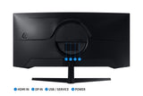 Samsung G55T computerskærm 86,4 cm (34") 3440 x 1440 pixel UltraWide Quad HD LED Sort
