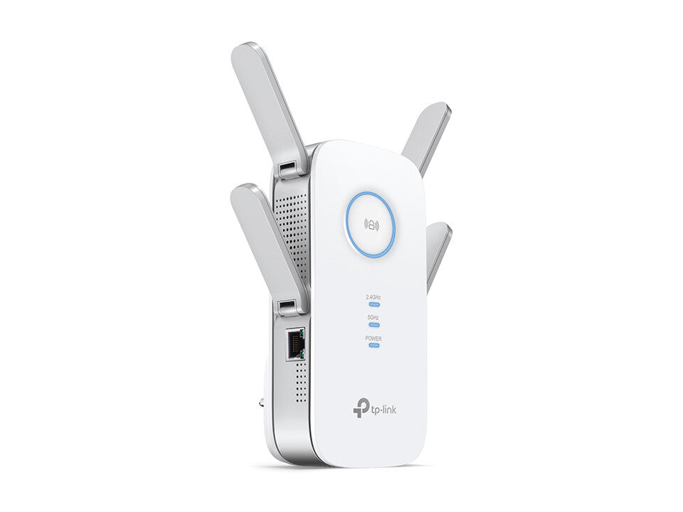 TP-Link RE650 netværk forlænger Netværkssender Hvid 10, 100, 1000 Mbit/s