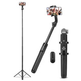 Spigen S560W Bluetooth Selfie Stick med Stativ - sort