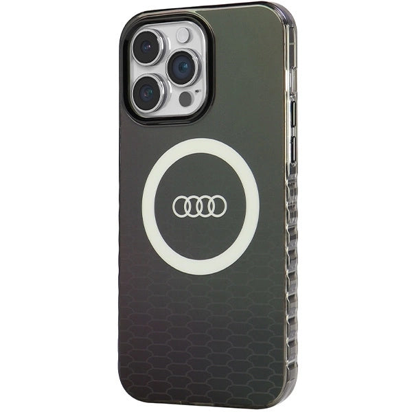 Audi IML Big Logo MagSafe-hylster til iPhone 14 Pro Max - sort