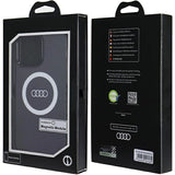 Audi IML Big Logo MagSafe-hylster til iPhone 14 Pro Max - sort