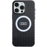 Audi IML Big Logo MagSafe-hylster til iPhone 15 Pro Max - sort