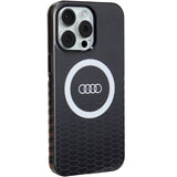Audi IML Big Logo MagSafe-hylster til iPhone 15 Pro Max - sort