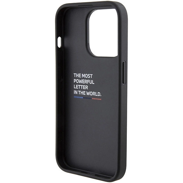 BMW M Grip Stand Bicolor case for iPhone 15 Pro - navy blue