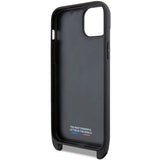 BMW M Edition Carbon Stripe & Strap case for iPhone 15 / 14 / 13 - black