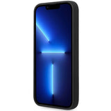 BMW Silicone Metal Logo Case til iPhone 15 / 14 / 13 - sort