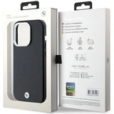 BMW Signature Wrapped Metal MagSafe case for iPhone 14 Pro Max - black