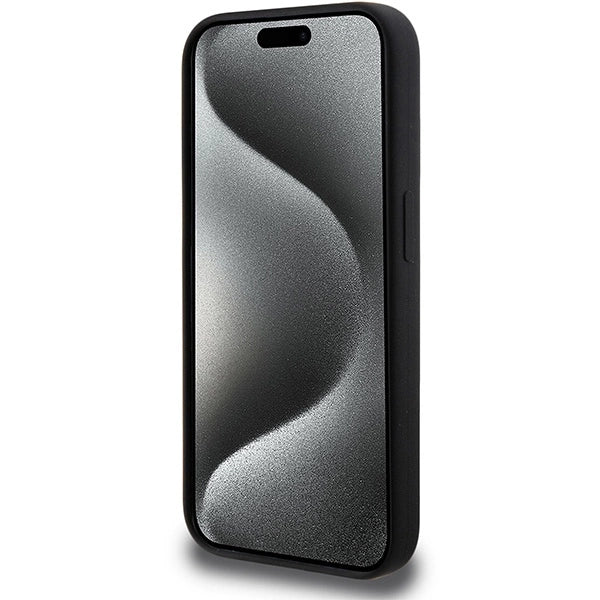 BMW M Silicone Pattern MagSafe case for iPhone 15 Pro - black