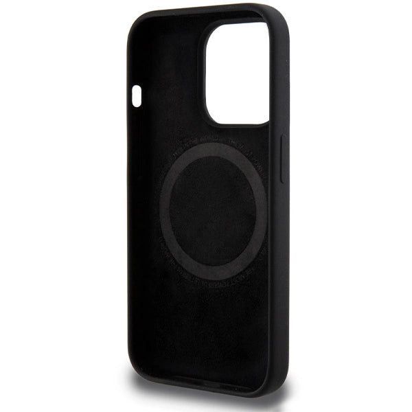 BMW M Silicone Pattern MagSafe case for iPhone 15 Pro - black