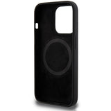BMW M Silicone Pattern MagSafe case for iPhone 15 Pro - black