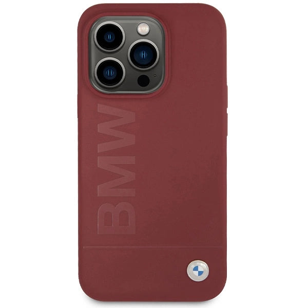 BMW Silicone Big Logo MagSafe-hylster til iPhone 15 Pro - rød