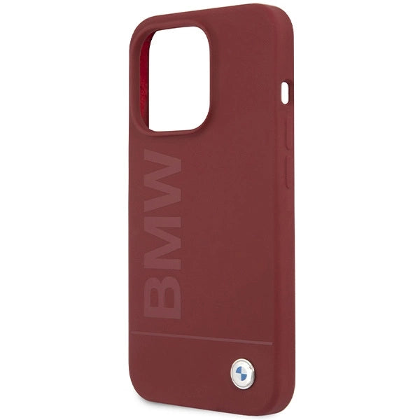 BMW Silicone Big Logo MagSafe-hylster til iPhone 15 Pro - rød