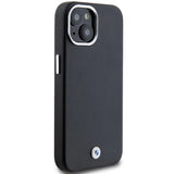 BMW Signature Wrapped Metal MagSafe case for iPhone 15 Plus / 14 Plus - black