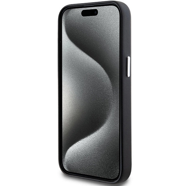 BMW Signature Wrapped Metal MagSafe case for iPhone 15 Plus / 14 Plus - black