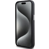 BMW Signature Wrapped Metal MagSafe case for iPhone 15 Plus / 14 Plus - black
