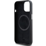 BMW Signature Wrapped Metal MagSafe case for iPhone 15 Plus / 14 Plus - black