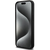 BMW M Silicone Pattern MagSafe case for iPhone 15 Pro Max - black
