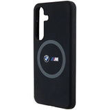 BMW M Silicone Printed Ring MagSafe-kasse til Samsung Galaxy S24 - sort