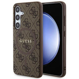 Guess 4G Collection MagSafe Case til Samsung Galaxy S24 - Brunt