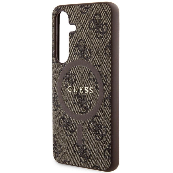 Guess 4G Collection MagSafe Case til Samsung Galaxy S24 - Brunt