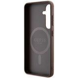 Guess 4G Collection MagSafe Case til Samsung Galaxy S24 - Brunt