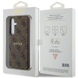 Guess 4G Collection MagSafe Case til Samsung Galaxy S24 - Brunt
