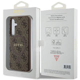 Guess 4G Collection MagSafe Case til Samsung Galaxy S24 - Brunt