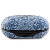 TWS Guess 4G Metal Bluetooth-hovedtelefoner med ENC-dockingstation - blå